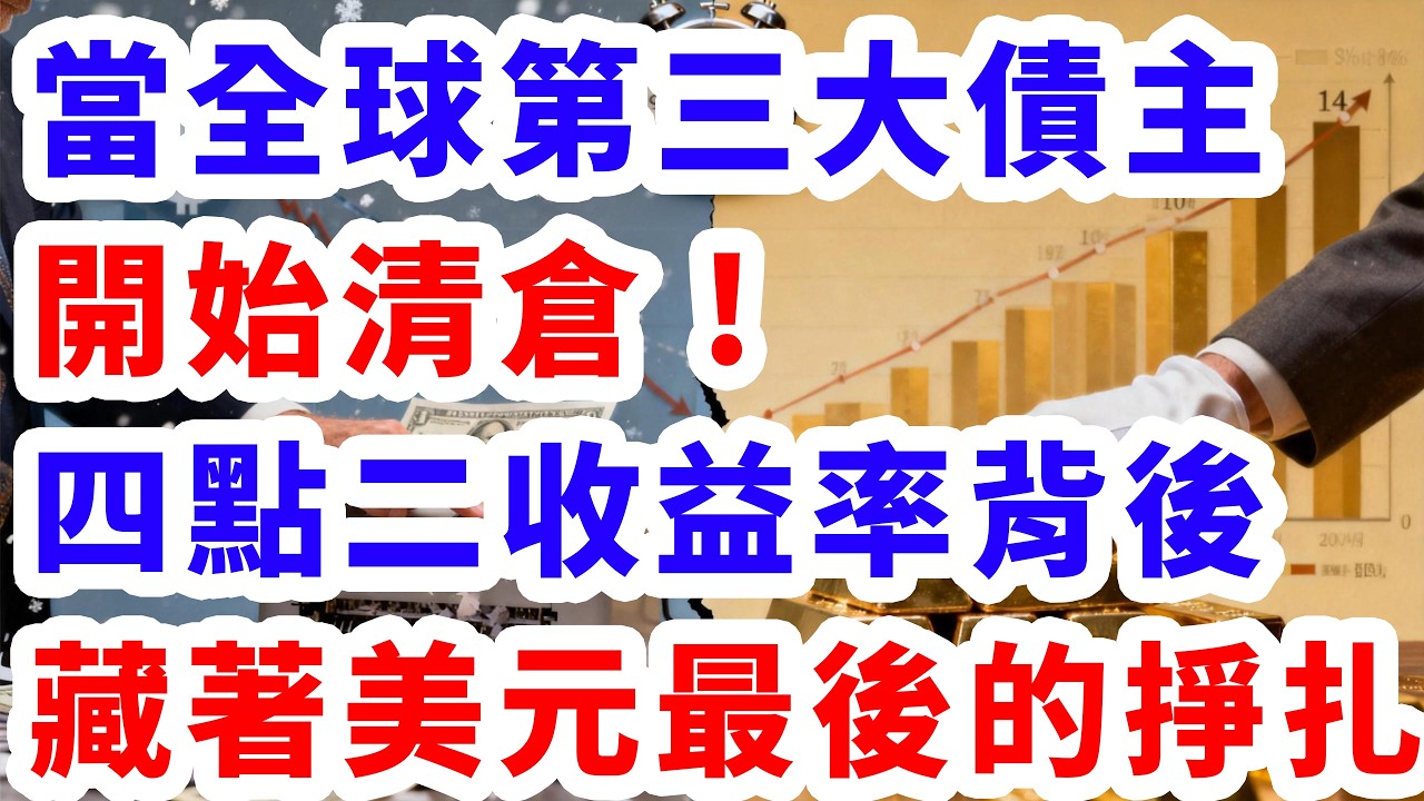 當全球第三大債主開始清倉：四點二收益率背後，藏著美元霸權最後的掙扎