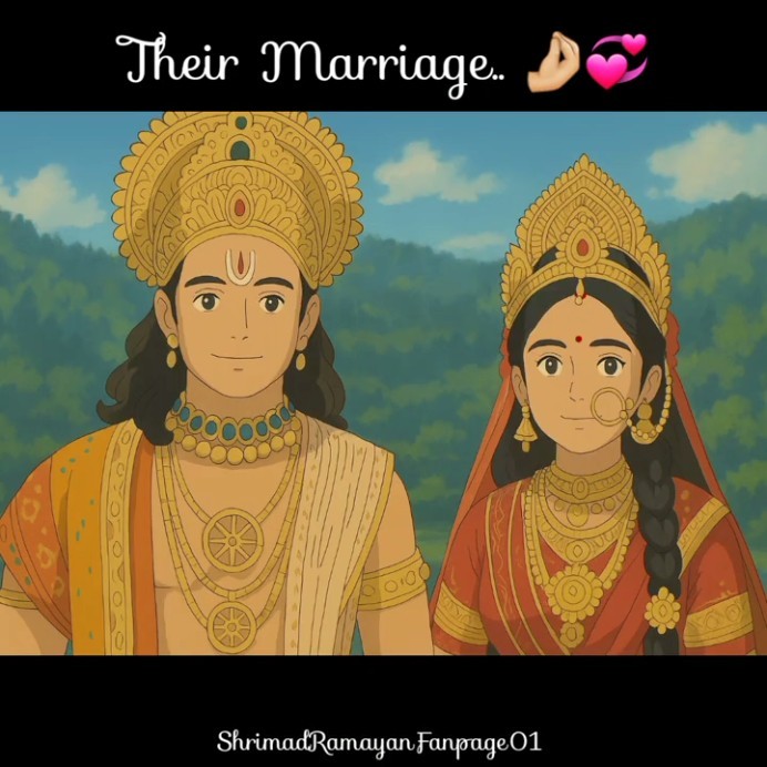 SiyaRam's Journey.. 🤌🏻❤ | Ghibli Art Trend ! #shorts #shrimadramayan #sujayreu #prachibansal