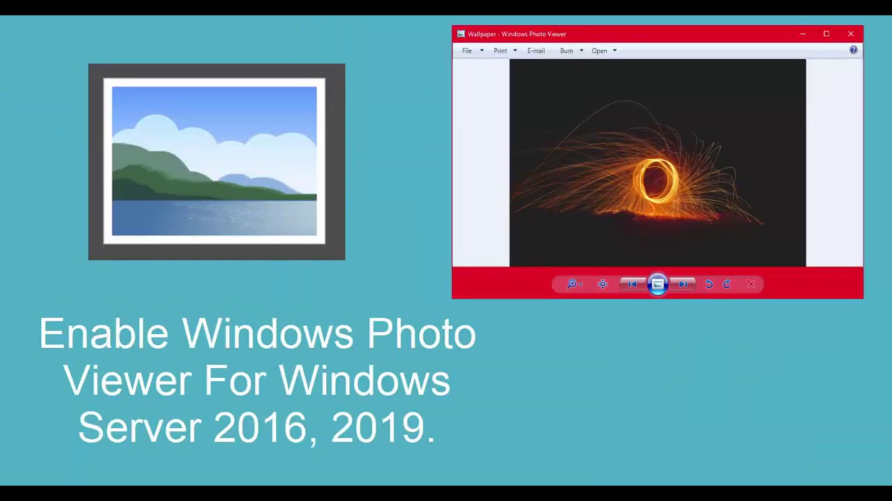 Update Enable Windows Photo Viewer For Windows Server 2016, 2019.