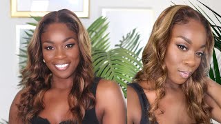 Effortless Honey Blonde Lace Closure wig! | ft. Allove Hair