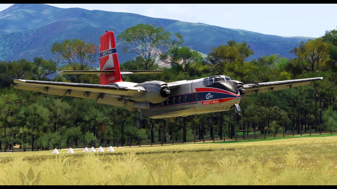 [ MSFS 2024 / DHC-4 ] [ ANSETT MAL ] VR POV ] WAU AIRPORT