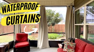 Love the privacy with these outdoor curtains (review)