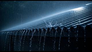 No Ads Fall Asleep Fast with Powerful Thunder & Heavy Rain (Black Screen)