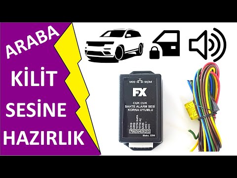 CUK CUK MODÜLÜ BAĞLANTISI 📢🔊 ARABA KİLİT SESİ YAPIMI