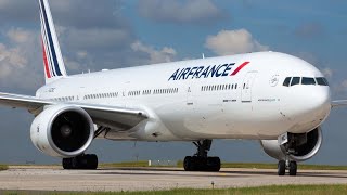 Emergency crash landing France Air Boeing 777 at Perpignan Airport
