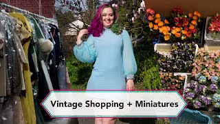Glennas Vintage + vintage haul, Seattle miniature show & hair-dye | Travel vlog