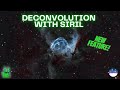 Using deconvolution to improve the resolution of deepsky images in siril