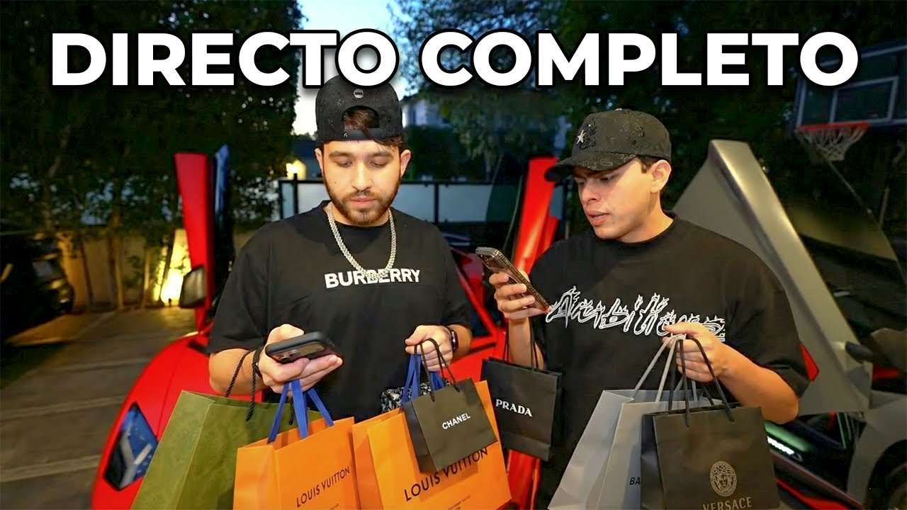 Gastando DEMASIADO dinero en tiendas de LUJO con WILLITO y BARBAS 💸 | Stream completo | Lonche