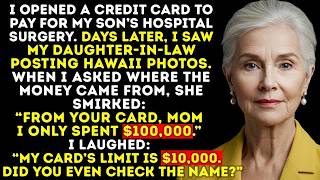 I Opened A Credit Card For My Son’s Hospital Bills — Then A Photo Of My Daughter-in-Law Shocked Me
