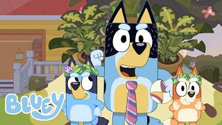 ブルーイは庭で楽しんでいる！🌳💙 | ブルーイ - 日本公式チャンネル - Bluey