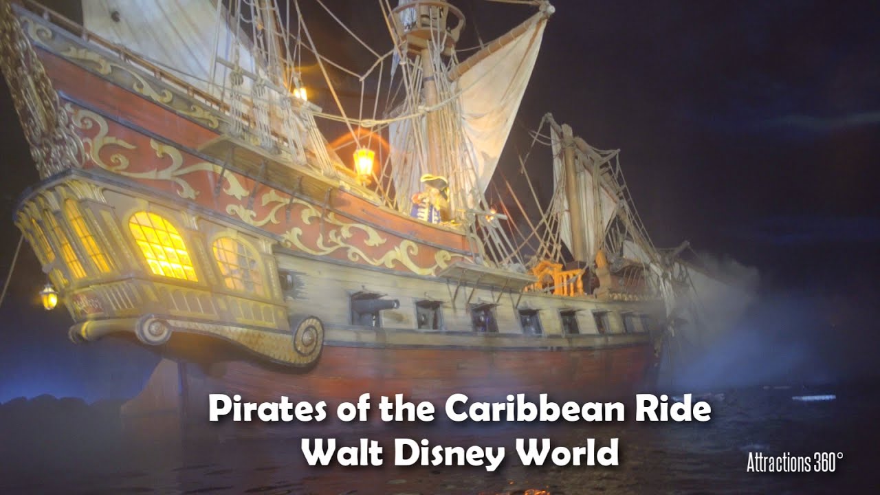[4K] Pirates of the Caribbean Ride - Walt Disney World - Magic Kingdom