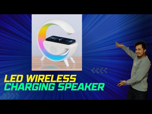 Led Wireless Charging Speaker With Bluetooth