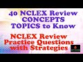 Nclex practice questions on the nclex review  nclex concepts  topics to know test taking strategy