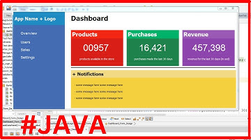 JAVA - How To Design Dashboard Form In Java Netbeans