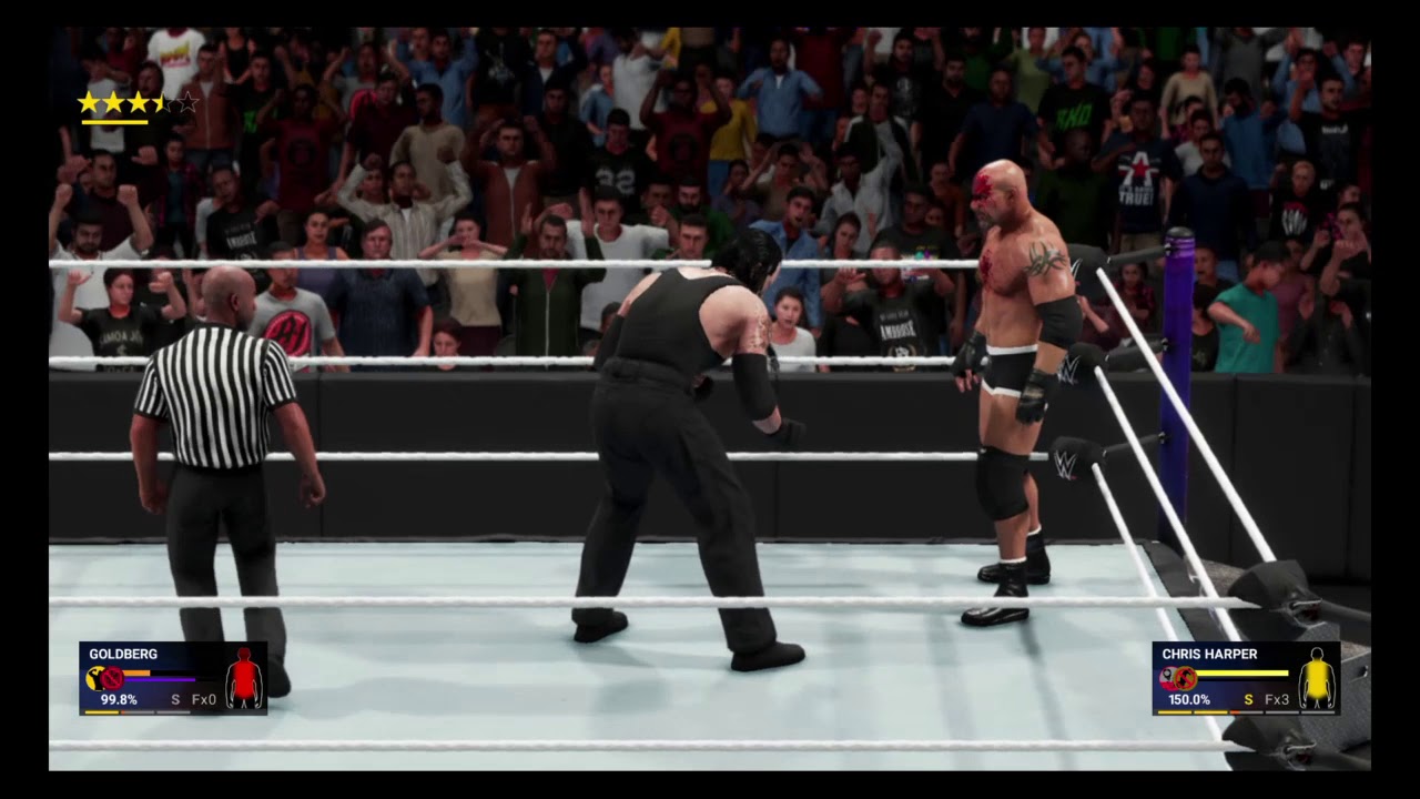 WWE 2K19 Goldberg vs Chris Harper at  Super ShowDown