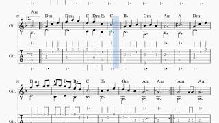 Di̇l Yarasi - Orhan Gencebay - Gi̇tar Tab Akor Nota
