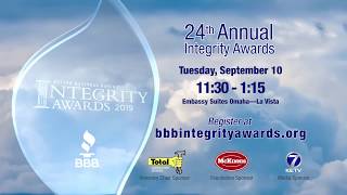 Learn How Better Business Means Going Beyond the Bottom Line at BBB's 24th Annual Integrity Awards