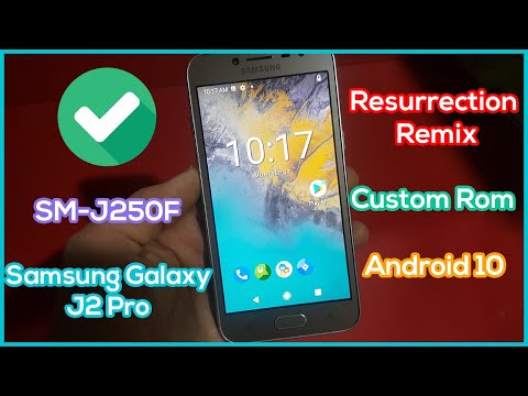 Install Resurrection Remix on Samsung Galaxy J2 Pro J250F Custom Rom Android 10