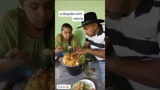 ANTÔNIO E SUA FILHA GRANDE DESAFIO COMENDO DENTRO DO BALDE 😂 🤣