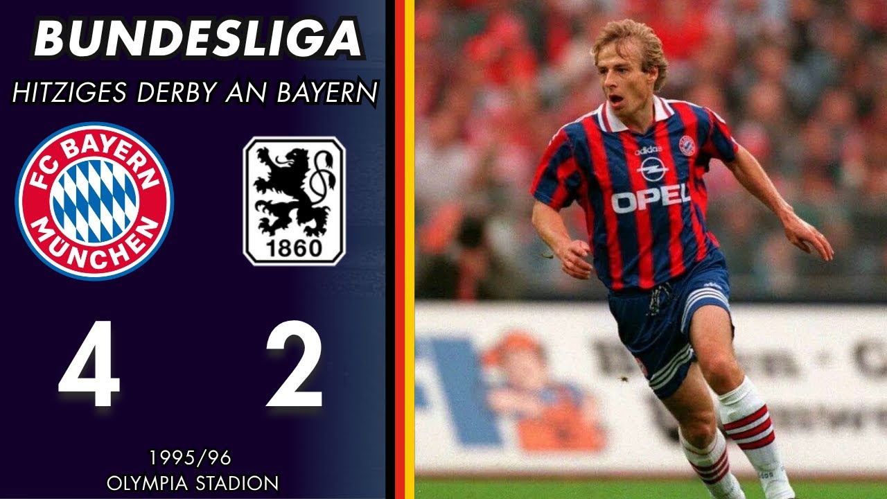 Bundesliga 95/96 Bayern Munich vs. 1860 Munich | Hitziges Derby an Bayern