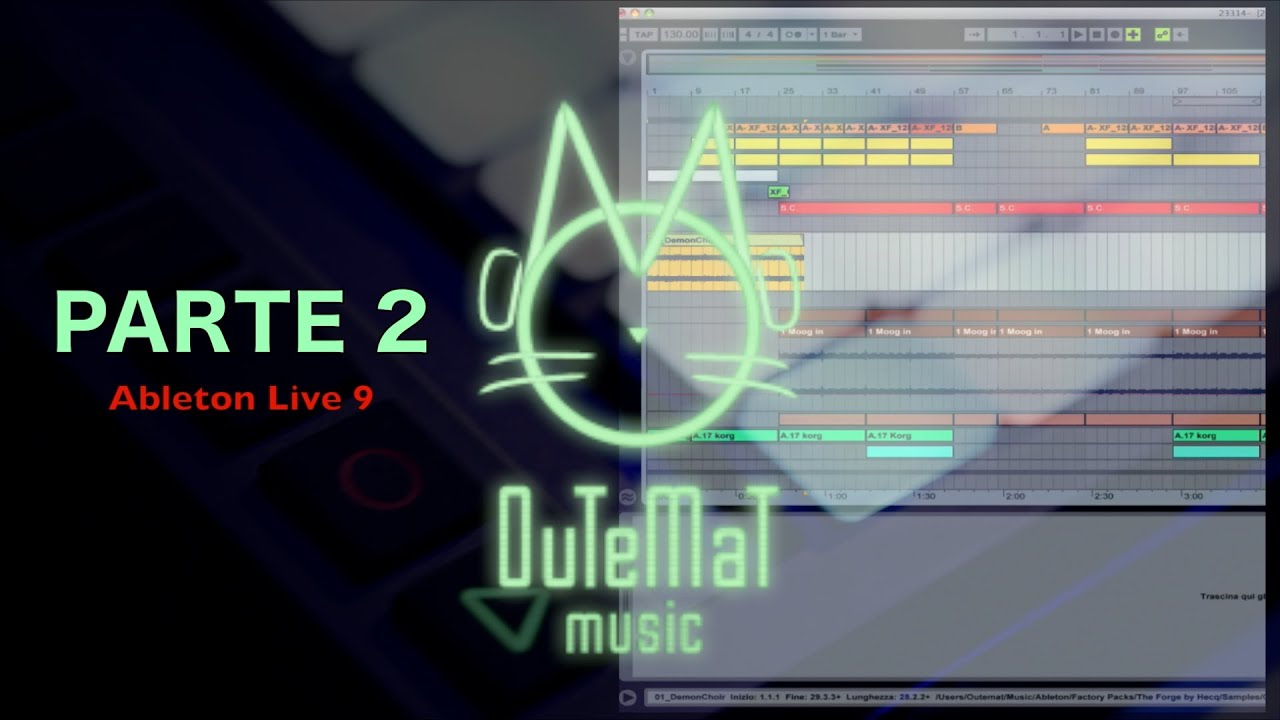 Ableton Live 9 Tutorial ITALIANO - PARTE 2 - Arrangement View - YouTube