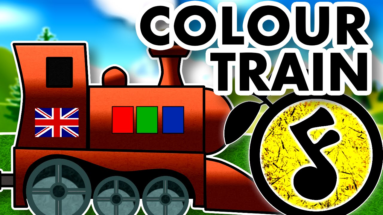 The Colour Train | Learn the colours | British version - YouTube