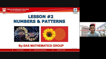 MMW Lesson 2 Video Discussion (Numbers and Patterns)