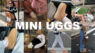 HOW TO STYLE MINI UGGS | Sweats, Skirts, Denim, More
