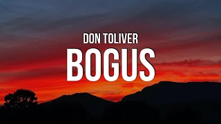 Don Toliver - BOGUS (Lyrics)