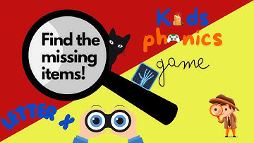 Phonics game for children| Letter X sound objects| Find the hidden objects game|X is for