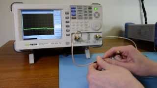 ISO-TECH ISA 830 TG: using the tracking generator