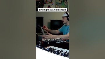 Finding the sample chop, full video on my channel! #hiphop #beatmaking #mpc #samplechops #music