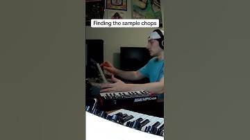 Finding the sample chop, full video on my channel! #hiphop #beatmaking #mpc #samplechops #music