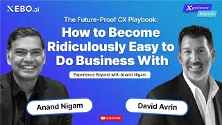 The Future-Proof CX Playbook: How to Become Ridiculously Easy to Do Business with David Avrin