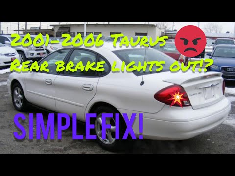 Parking brake light goes on and off ford taurus #5