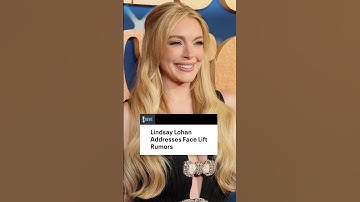 Thumbnail of Lindsay Lohan is opening up about plastic surgery rumors.