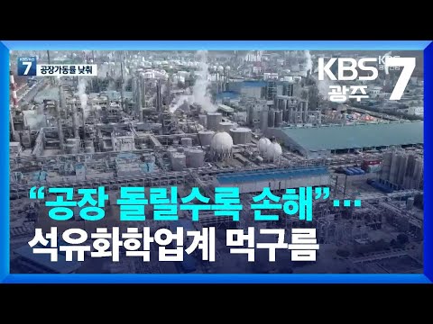 공장 돌릴수록 손해 석유화학업계 먹구름 KBS 2022 11 24 