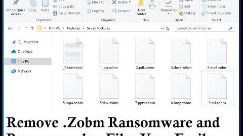 Remove .Zobm File Virus/.Zobm Ransomware (+Recover .zobm Files)