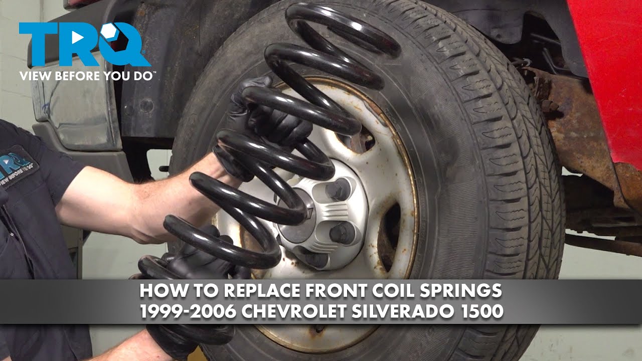 How to Replace Front Coil Springs 19992006 Chevrolet Silverado 1500