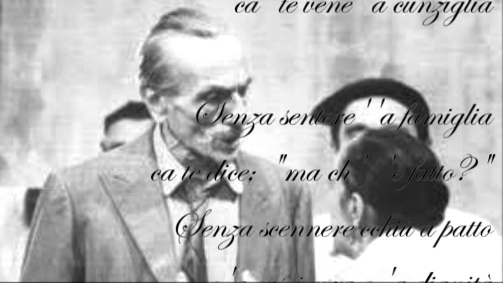 Io Vulesse Truvà Pace Testo Traduzione