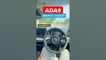 Victoris ADAS Demo of Lane Keep Assist 😎 ADAS in Maruti Suzuki #victoris #suv #adas #safety #cars
