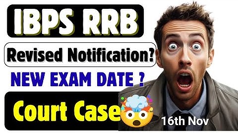 📢📢 IBPS RRB Revised NOTIFICATION❓ IBPS BIG DAY TODAY 😳 16th Nov 2025