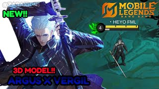 [ PREVIEW ] Script Skin Argus X Vergil 3D Model!! screenshot 1