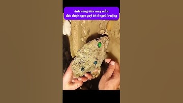 Chàng trai vô tình nhặt được viên đá lạ ngoài ruộng, ai ngờ viên đá trị giá 10 tỉ #shorts #ruby