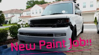 HOW TO PAINT YOUR FRONT BUMPER - SCION XB