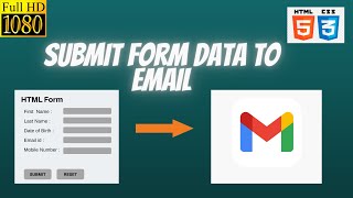 How to make a working contact form I Submit form data to email I Coding