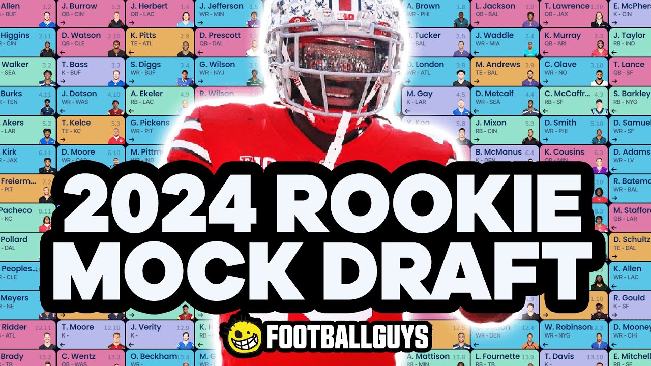 2024 fantasy football rookie rankings