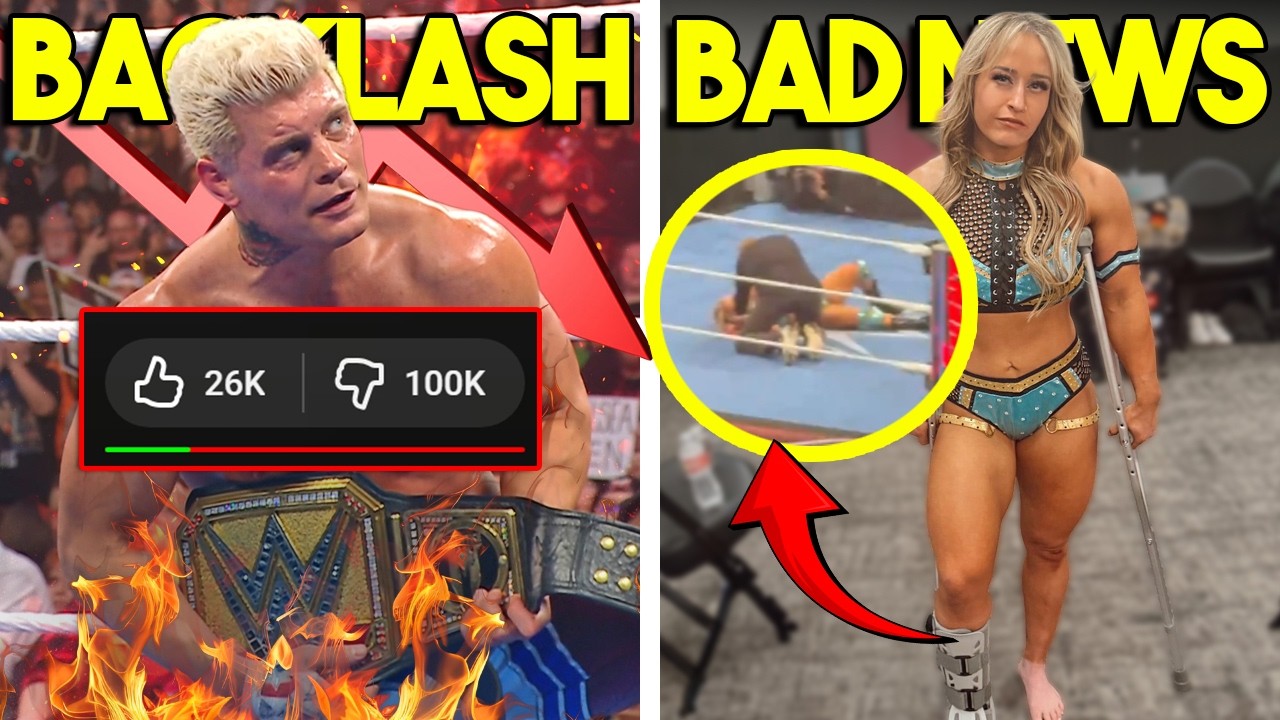 HUGE BACKLASH CODY RHODES WWE TITLE WIN...REAL REASON WHY...WWE LEGEND HOSPITALISED...Wrestling News