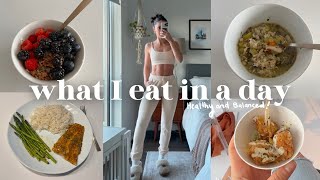 WHAT I EAT IN A DAY: Realistic, Healthy, &amp; Balanced | VLOG