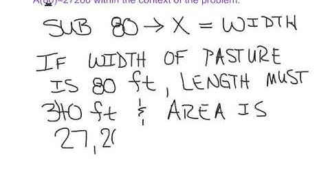 Common Core Algebra 2 - Polynomial Modeling Maximizing Area